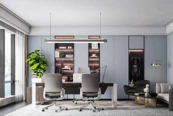 聊城轻奢风格-书房