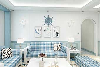 聊城地中海风格-客厅