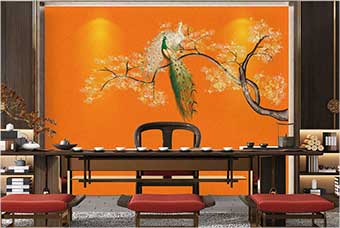 聊城森佰汇航空纤维墙咔（春花秋月）